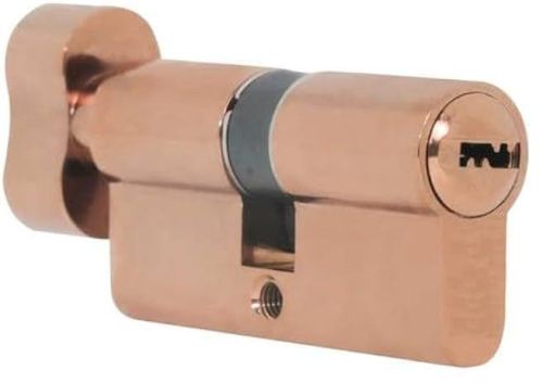 PVD Rose Gold 70mm OSK Mortise Cylinder Lock