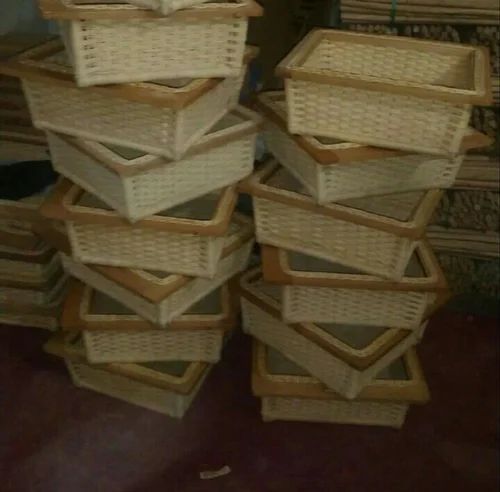 Wooden Basket for Flowers, Fruits