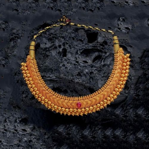 Gold Traditional Antique Necklace, Gender : Female