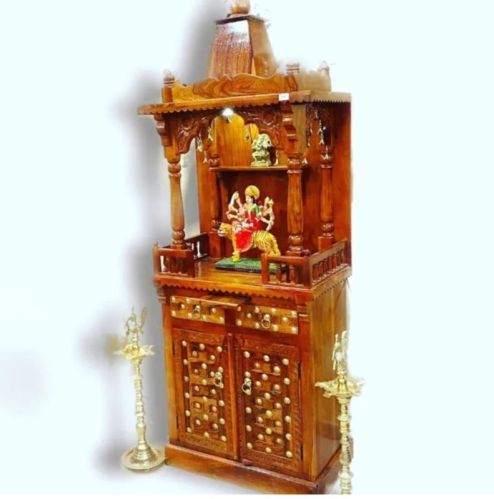 Polished Wooden Temple Modern for House