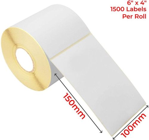 Plain Paper Label Roll For Industrial