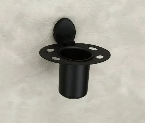 Black 4inch Stainless Steel Tumbler Holder For Bathroom Fitting