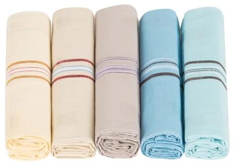 Plain Mens Cotton Handkerchiefs, Technics : Machine Made