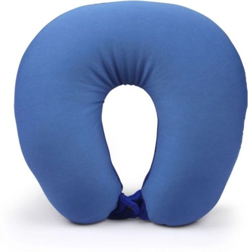 Plain Cotton Neck Pillow For Home, Hotel