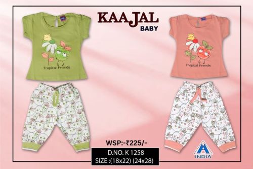 Cotton Printed Capri Short, Gender : Kids