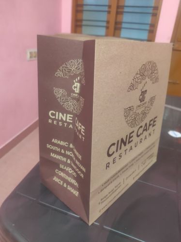 Printed Paper Bags, Color : Brown Handled