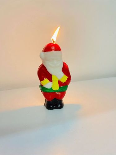 Beeswax Santa Claus Candle For Decoration