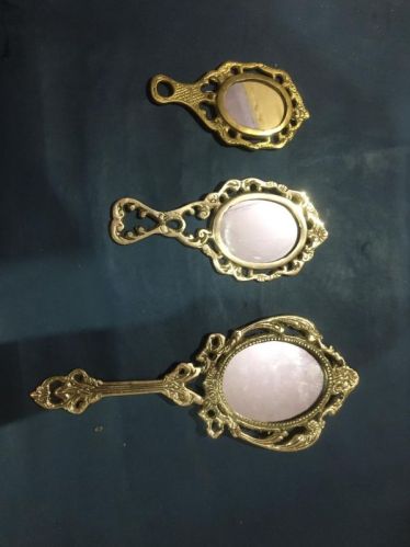 Plain Polished Brass Mirror for Household, Hotels, Bathroom, Interior, Furniture, Handicrafts