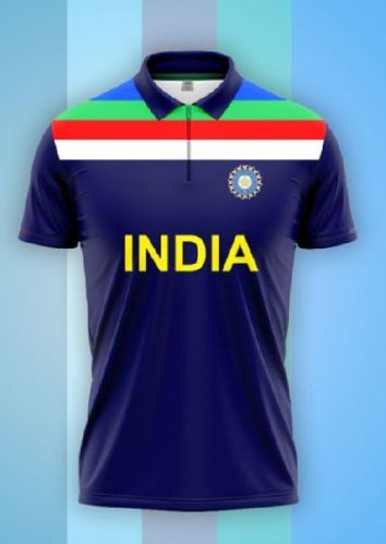  Customized Indian Jersey, Sleeves Type : Half Sleeve