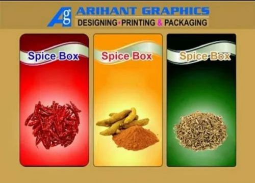 Customized 270-350 GSM Cardboard Spice Packaging Box for Sale