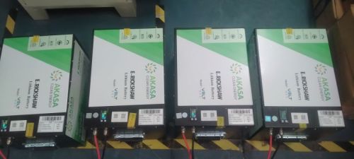 Voltbee Copper E Rickshaw Lithium Battery, Color : Black, White