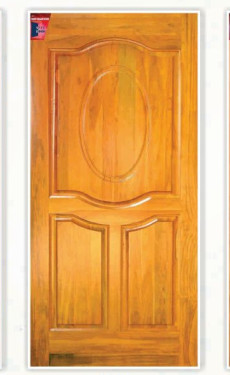 Polished Sagwan Wood Door For Home, Kitchen, Office