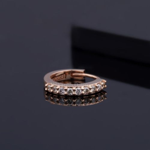 Polished Gold Diamond Nose Pin, Gender : Female