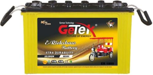 ER 1800 E-Rikshaw Battery, For Vehicle Use, Feature : Stable Performance, Long Life, Heat Resistance