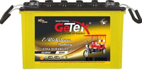 ER 2000 E-Rikshaw Battery, For Vehicle Use, Feature : Stable Performance, Long Life, Heat Resistance