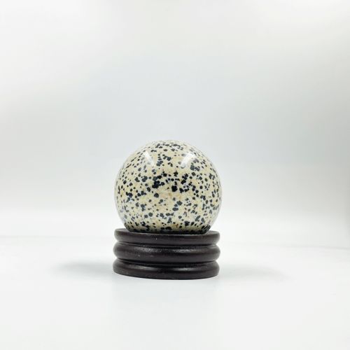 Dalmatian Crystal Ball, For Decoration, Shape : Round