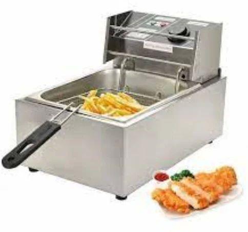 Outils Gas Stainless Steel 7L Single Deep Fryer, Certification : ISO