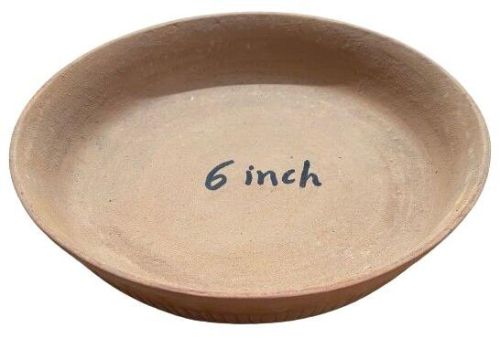 Plain 6 Inch Terracotta Plates For Serving Food