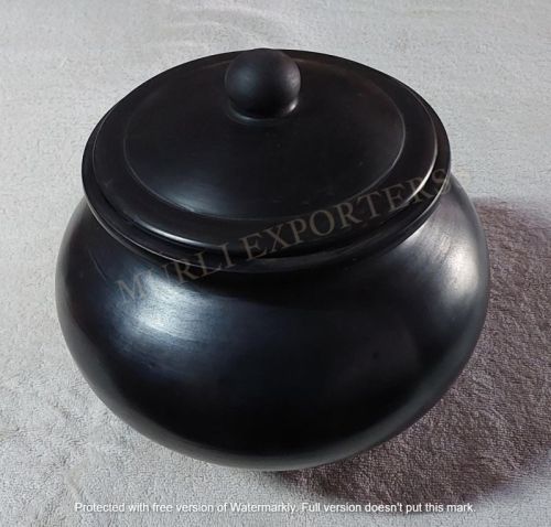 Black Terracotta Handi