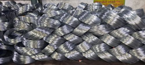 Galvanized Wire, Color : Silver Shine