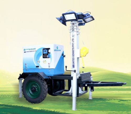 7.5 KVA Mobile Lighting Tower For Sports Ground