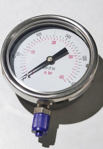 Pressure Gauges, Color : White, Display Type : Analog