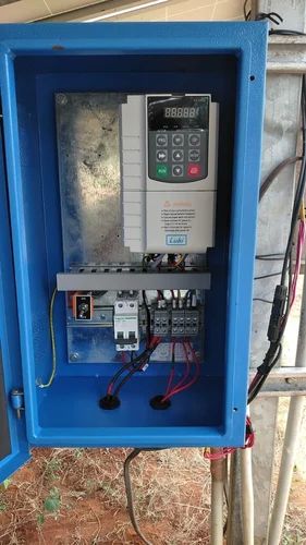 Mild Steel Solar Pump VFD Controller, Display Type : Digital