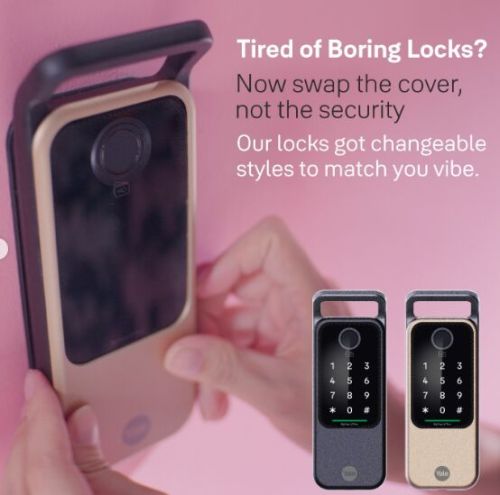 Yale ByYou Pro Smart / Digital Rim Type Door Lock Biometric RFID Card Password Phone App