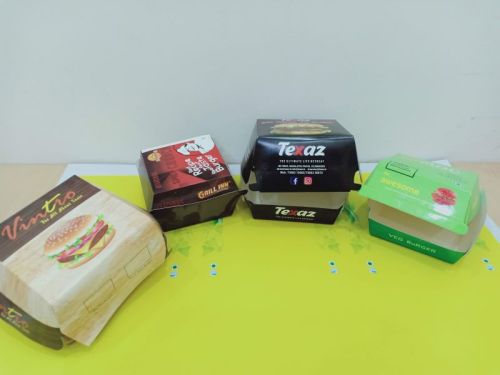 Multicolor Clamshell Packaging Box