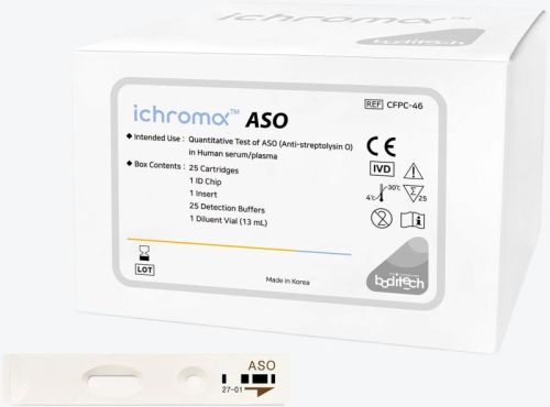 Ichroma Anti-streptolysin O (ASO) Test Kit, For Clinical, Hospital, Feature : Active, Confortable