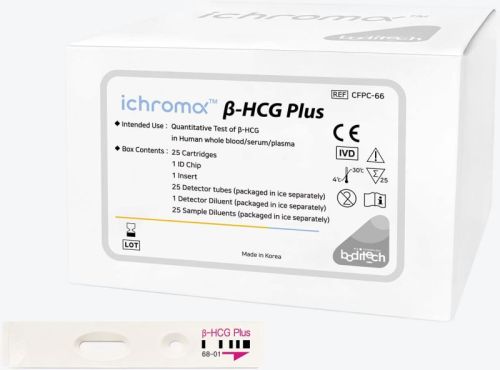 Ichroma Human Chorionic Gonadotropin (beta-hCG) Kit, For Clinical, Hospital, Packaging Type : Box