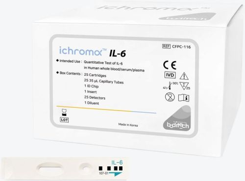 White Ichroma Interleukin-6 (il-6) Test Kit, For Clinical, Hospital, Feature : Active, Confortable