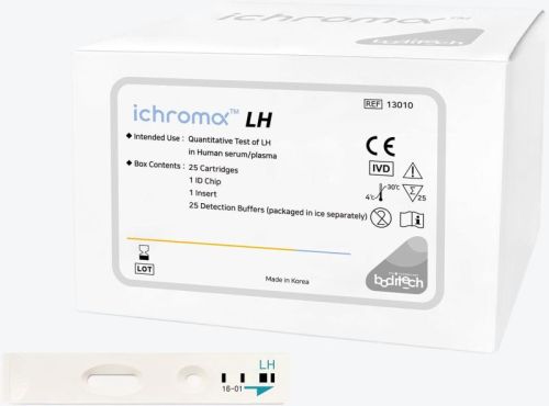 White Boditech Ichroma Luteinizing Hormone (LH), For Clinical, Hospital, Packaging Type : Box