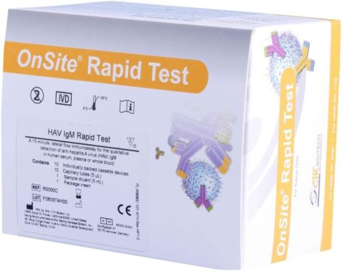 Trustline HAV IgM Rapid Test, Packaging Type : Plastic Bag