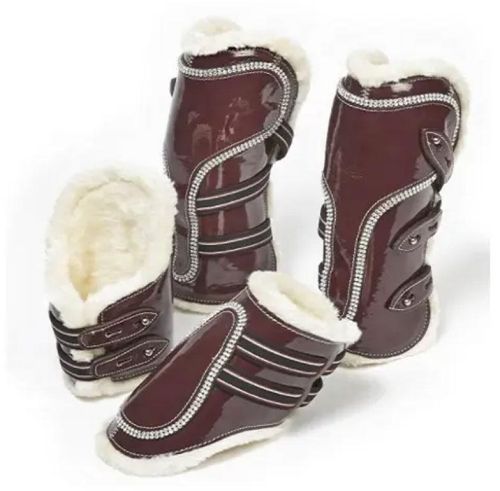 Leather Fetlock Horse Boot, Packaging Type : Box