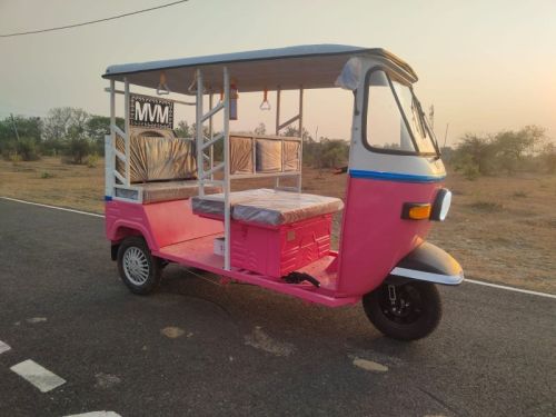 Mvm Bolt Xi Pink E-Rickshaw