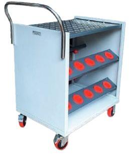 Metal Deck Tool Trolley, Shape : Rectangular