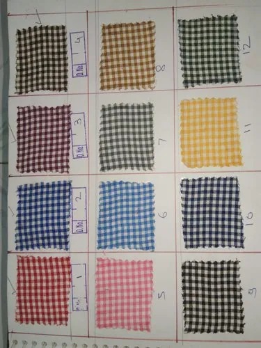 Printed School Uniform Fabric