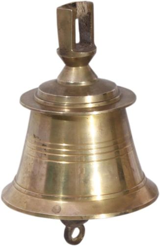 Polished Brass Hanging Bell, For Church, Temple