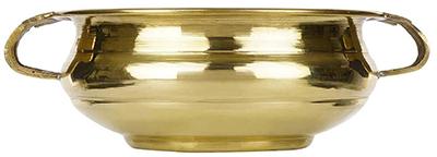Polished Brass Plain Urli, Size : Standard