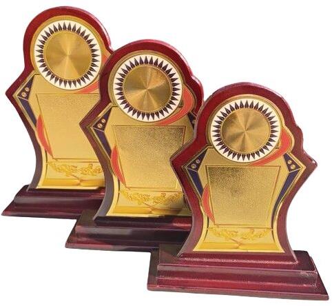 Polished shnk-604 Wooden Memento, Color : Brown, Golden