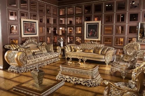 Wooden Carving Sofa Set