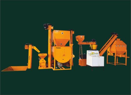 250 Kg/HR Automatic Cattle Feed Pellet Plant