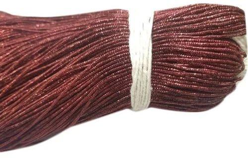 Polyester Maroon Kasab Zari Thread, For Textile Industry