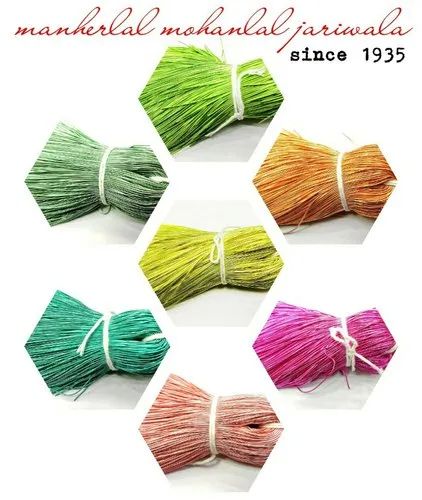 Multicolor Polyester Premium Dabka Zardozi Thread, For Textile Industry