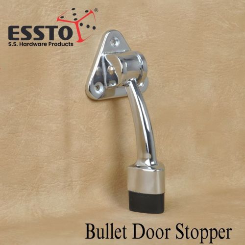Essto Plain Aluminium Rubber Door Stopper, Certification : ISO 9001:2008