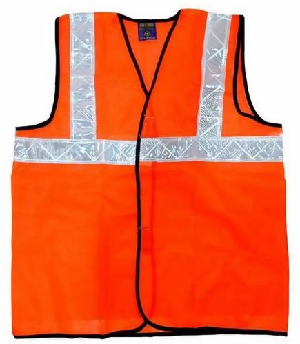 Plain Polyster Reflective Safety Jacket, Technics : Machine Made