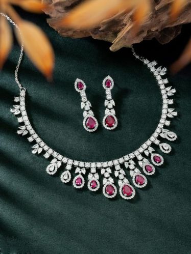 925 Sterling Silver Round Choker Necklace Set