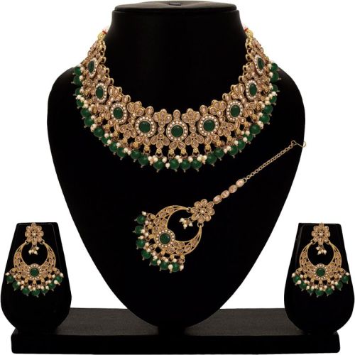 Classic Pearl Circle Reverse Ad Choker Set