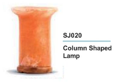 Column Shaped Rock Salt Lamp, For Home Decoration